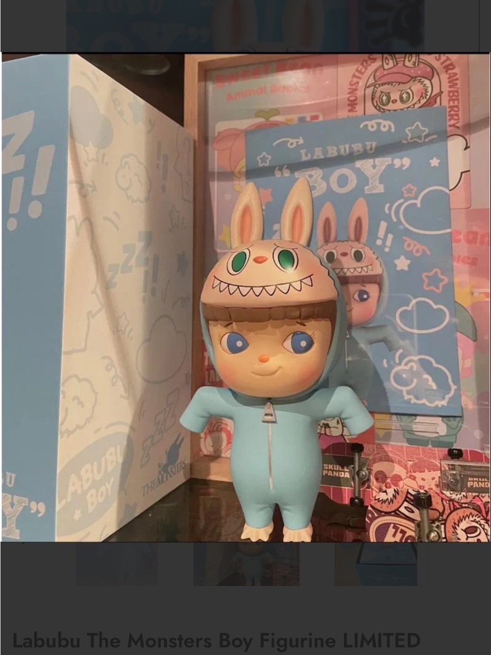 Sept buyers opp! Labubu “Boy” popmart How2work collab - box damaged - Picture 3 of 5